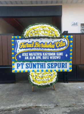 Papan Bunga Duka di Napua